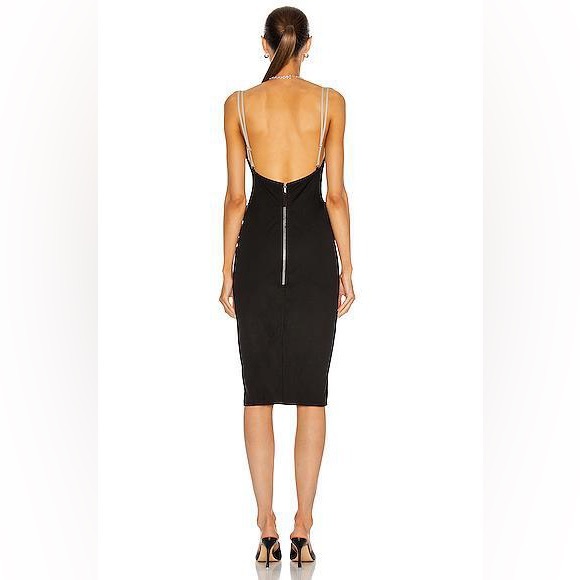 🔥PREPARING FOR CONSIGNMENT🔥 NWT RICK OWENS Shoestring Midi Maillot Dress - Picture 5 of 10